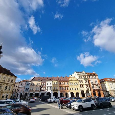 Velke Studio Na Velkem Namesti S Vybavenou Kuchyni Hradec Králové Eksteriør billede